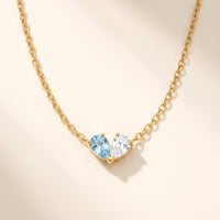 Duo Birthstone Necklace